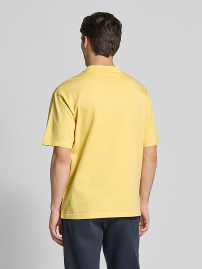 BOSS Orange Comfort Fit T-Shirt aus reiner Baumwolle GELB 5