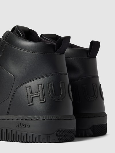 HUGO High Top Sneaker mit Label-Prägung Modell 'Kilian' Black 3