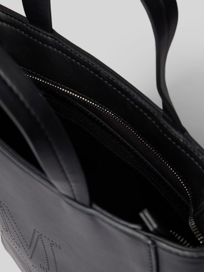 Marc O'Polo Shopper in Leder-Optik mit perforiertem Logo und matter Oberfläche Black 4