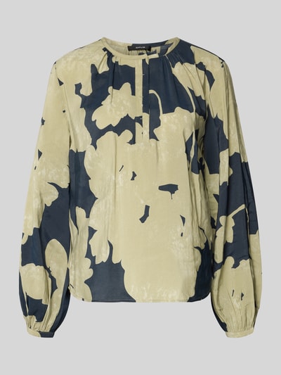 OPUS Blouseshirt met ronde hals, model 'Ficona' Donkerblauw - 2