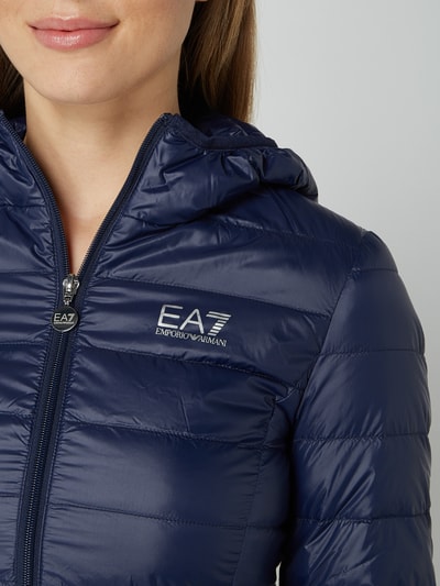 Ea7 Emporio Armani Light Daunenjacke Mit Kapuze Marine Online Kaufen