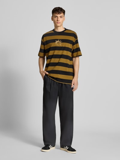 Hugo Blue Regular fit T-shirt van puur katoen Olijfgroen - 1