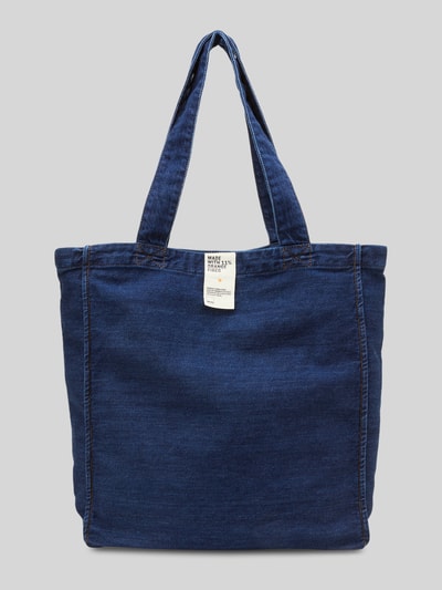 Marc O'Polo DENIM Henkeltasche aus Baumwoll-Lyocell-Mix Jeansblau 5