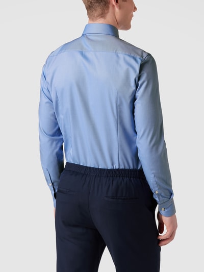 BOSS Slim Fit Slim fit zakelijk overhemd met kentkraag Bleu - 5