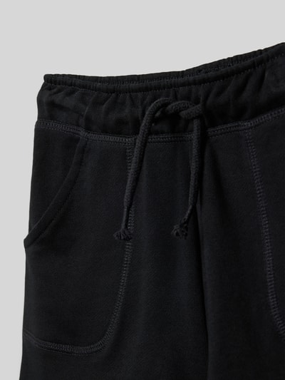 Mango Regular Fit Sweatbermudas mit elastischem Bund Black 2