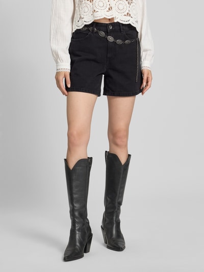Only Regular Fit Jeansshorts aus reiner Baumwolle Modell 'VEGA' Black 4