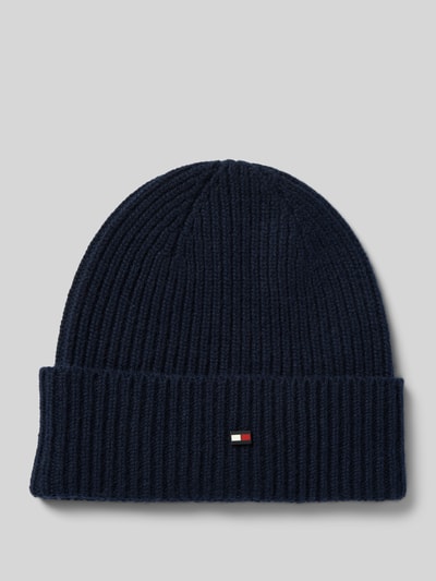 Tommy Hilfiger Beanie van puur kasjmier Marineblauw - 1