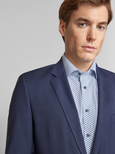 OLYMP Modern Fit Businesshemd mit Allover-Muster Modell 'Global' Bleu 3