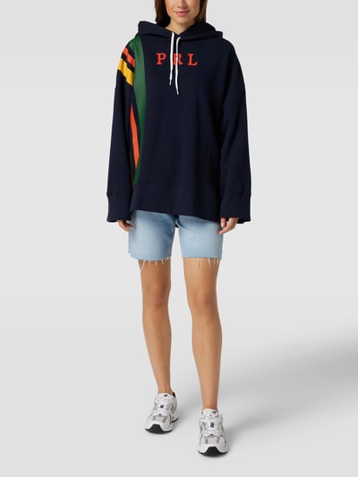 Polo Ralph Lauren Hoodie mit Kontraststreifen Marine 1