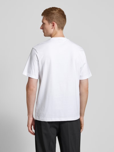 HUGO T-Shirt mit Motiv-Print Modell 'Daximiko' Weiss 5