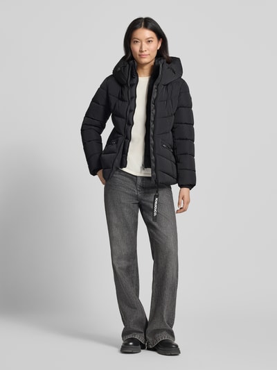 khujo Steppjacke mit Kapuze und Label-Detail Modell 'HERSCH2' Black 1
