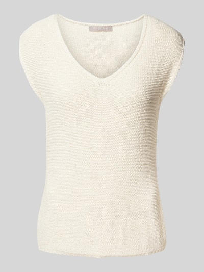 Christian Berg Woman Selection Tanktop in Strick-Optik Ecru 1