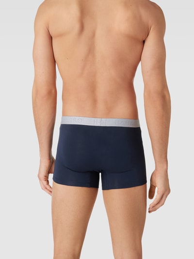 Hanro Boxershort met labeldetails in een set van 2 stuks Donkerblauw - 4