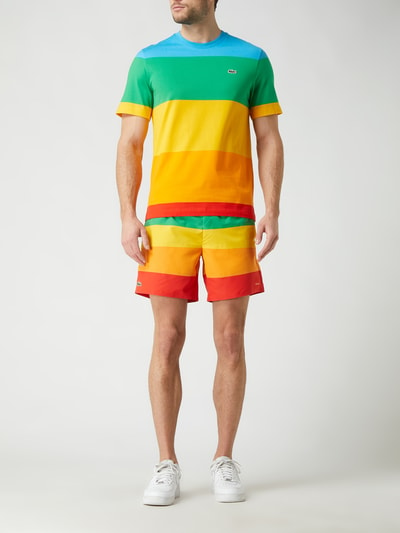 Lacoste LACOSTE x Polaroid Shorts mit Blockstreifen  Gruen 1