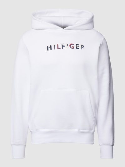 Tommy Hilfiger Bluza z kapturem z nadrukiem z logo Biały 2