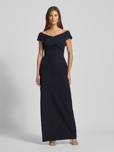 Lauren Ralph Lauren Sukienka wieczorowa z dekoltem carmen model ‘IRENE’ Ciemnoniebieski 4