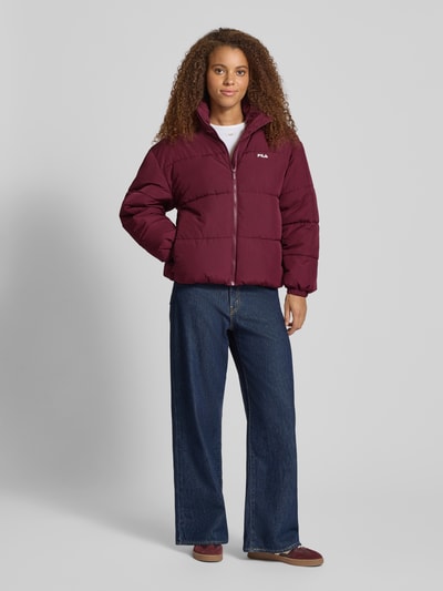 FILA Gewatteerd jack met opstaande kraag, model 'CIMONE' Donkerrood - 1