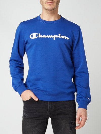 CHAMPION Sweatshirt met geborduurd logo Blauw - 4