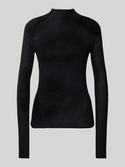 Review Longsleeve mit Stehkragen Black 2