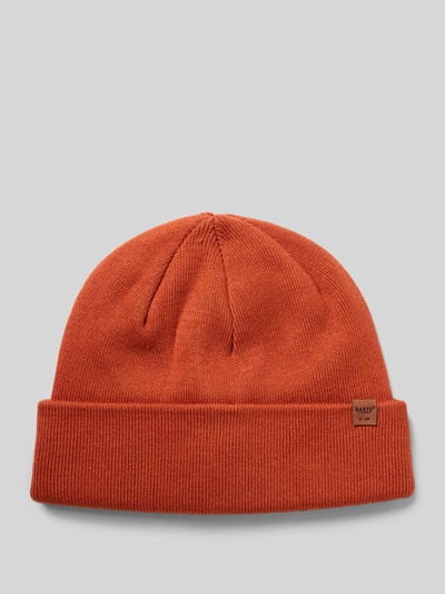 Barts Beanie van viscosemix, model 'WILLES' Oranje - 1