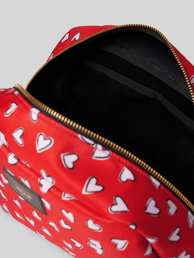 WOUF Kosmetiktasche im Allover-Look Modell 'Crush' Rot 3