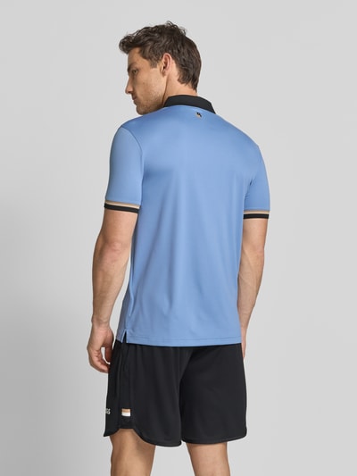 BOSS Green Koszulka polo o kroju slim fit z nadrukiem z logo model 'PL_TOC SERVE 2' Oceaniczny 5
