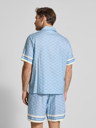 Lacoste Freizeithemd mit Label-Detail Hellblau 5