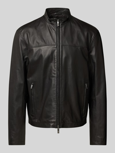 ARMANI EXCHANGE Leren jack met tweewegritssluiting Zwart - 2