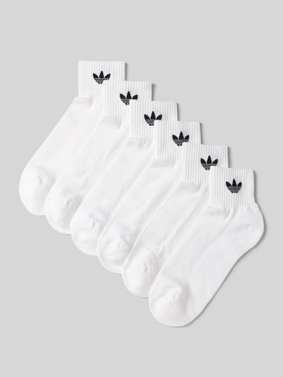 adidas Originals Socken mit Label-Print im 6er-Pack Weiss 1