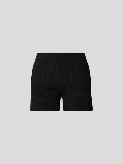 Helmut Lang Shorts mit Feinripp-Optik Schwarz 2