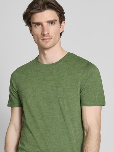 MCNEAL T-Shirt mit geripptem Rundhalsausschnitt Khaki 3