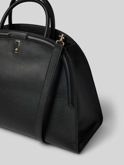 BOSS Henkeltasche aus Rindsleder Black 3