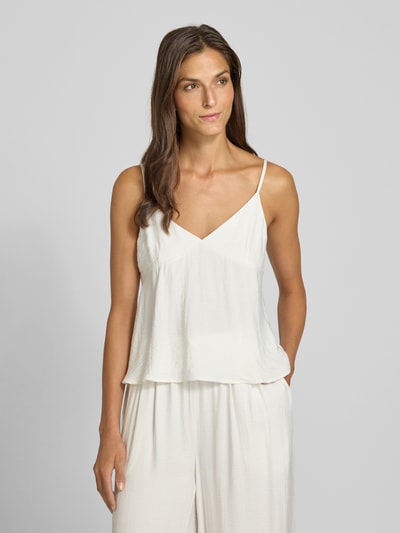 Gestuz Top met bandjes van viscosemix, model 'Camila Singlet' Beige - 4