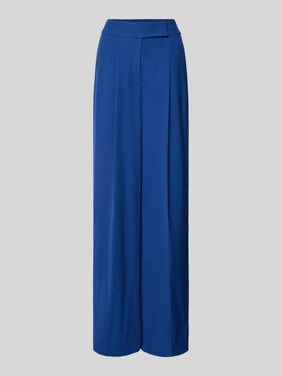 Luisa Cerano Wide Leg Stoffhose mit Bundfalten Royal 2