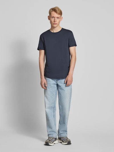 Calvin Klein Jeans T-Shirt mit Label-Patch Dunkelblau 1