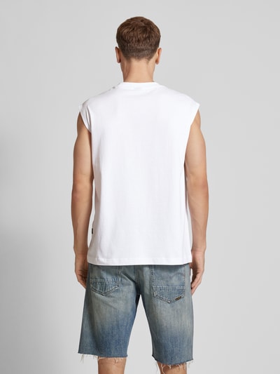 G-Star Raw Tanktop mit Label-Print Weiss 5