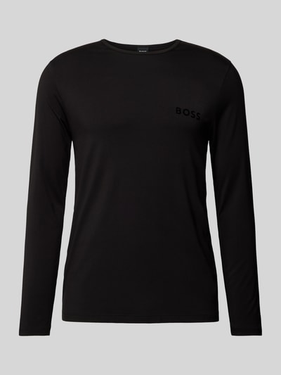 BOSS Longsleeve mit Label-Print Black 1