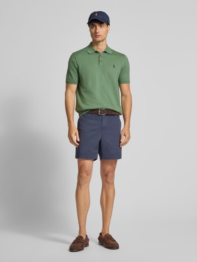 Polo Ralph Lauren Regular Fit Poloshirt mit Label-Stitching Gruen 1
