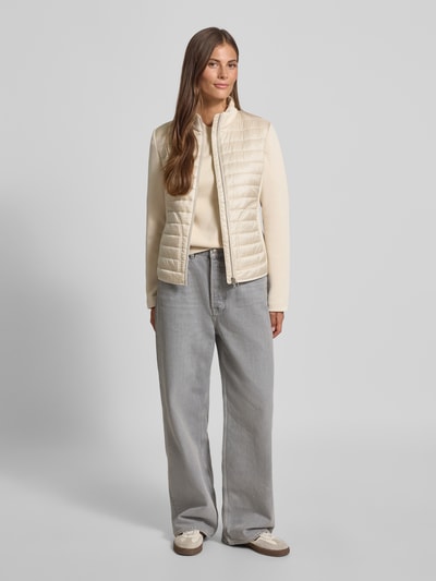 Betty Barclay Slim fit jack met gewatteerd detail, model 'August' Beige - 1