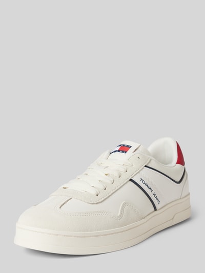 Tommy Jeans Sneaker mit Label-Print Weiss 1