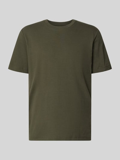 Tom Tailor Regular Fit T-Shirt aus Baumwoll-Mix Oliv 2