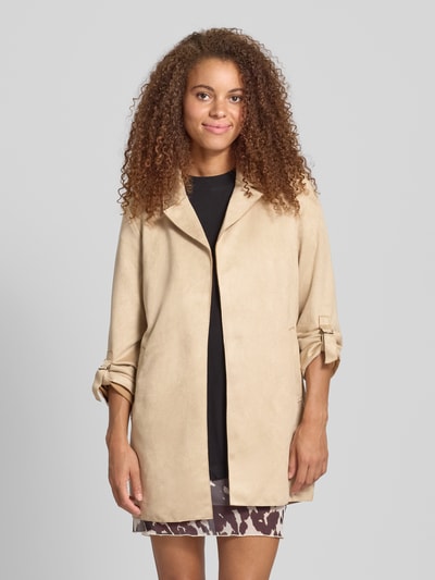 Only Regular Fit Mantel mit Velours-Optik Modell 'JOLINE' Sand 4