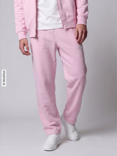 Nike Regular Fit Sweathose aus Baumwoll-Mix Hellrosa 4