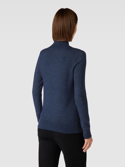Montego Sweter z dzianiny ze stójką Ciemnoniebieski 5