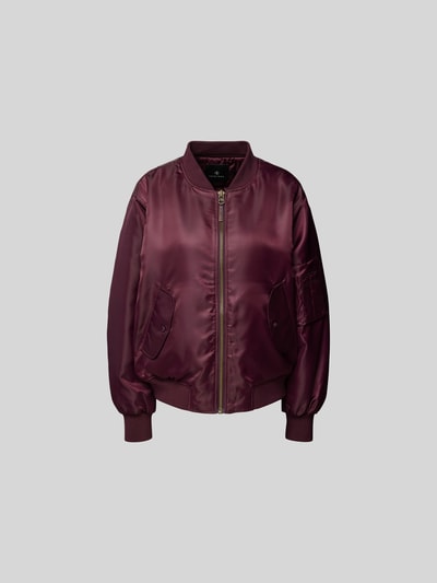 Anine Bing Bomberjacke mit Eingrifftaschen Bordeaux 2