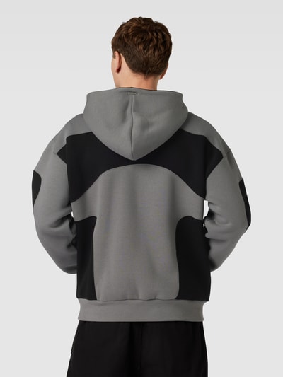 REVIEW Two-Tone Retro Hoodie Dunkelgrau 5