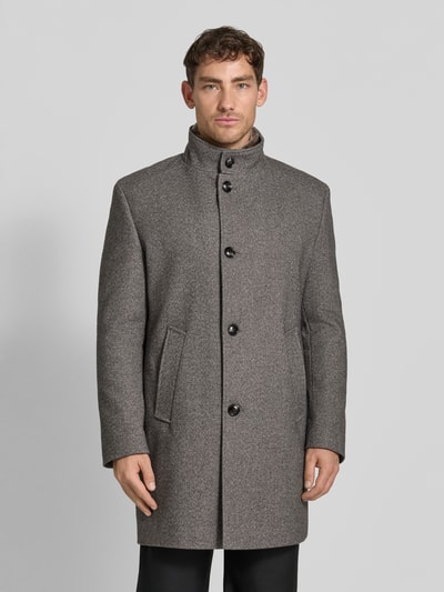 bugatti Mantel mit Stehkragen Graphit 4
