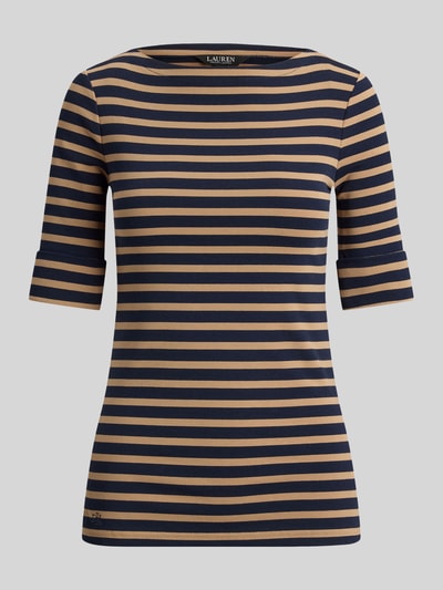 Lauren Ralph Lauren Slim fit t-shirt van katoenmix Marineblauw - 2