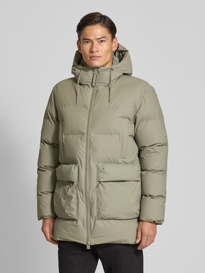 RAINS Steppjacke mit Zweiwege-Reißverschluss Schilf 4