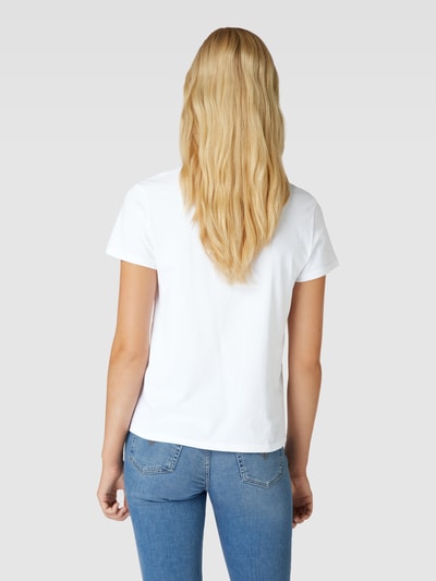 Levi's® T-Shirt mit Label-Print Modell 'THE PERFECT TEE' Weiss 5